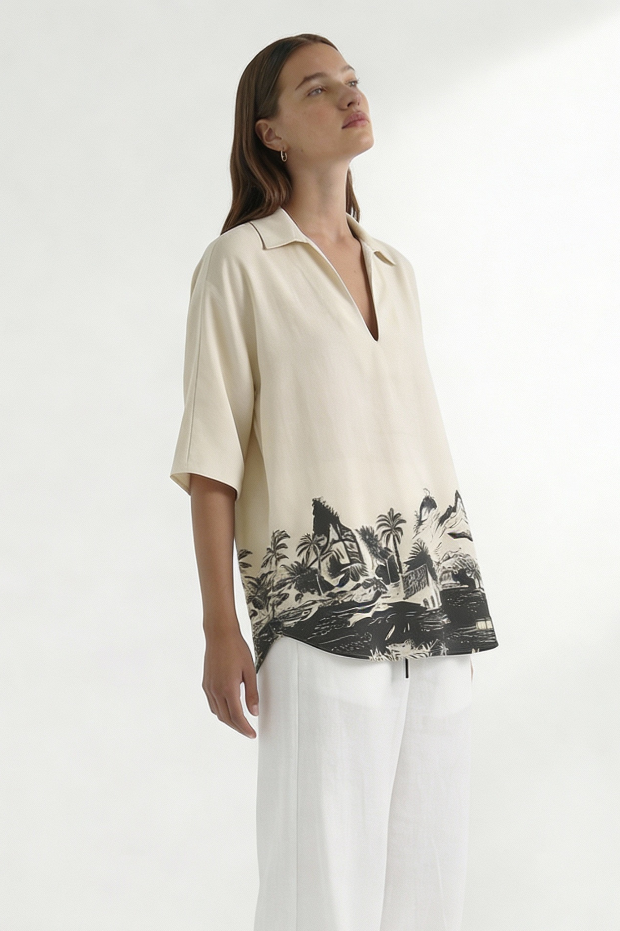 Wayfarer Resort Top Cream