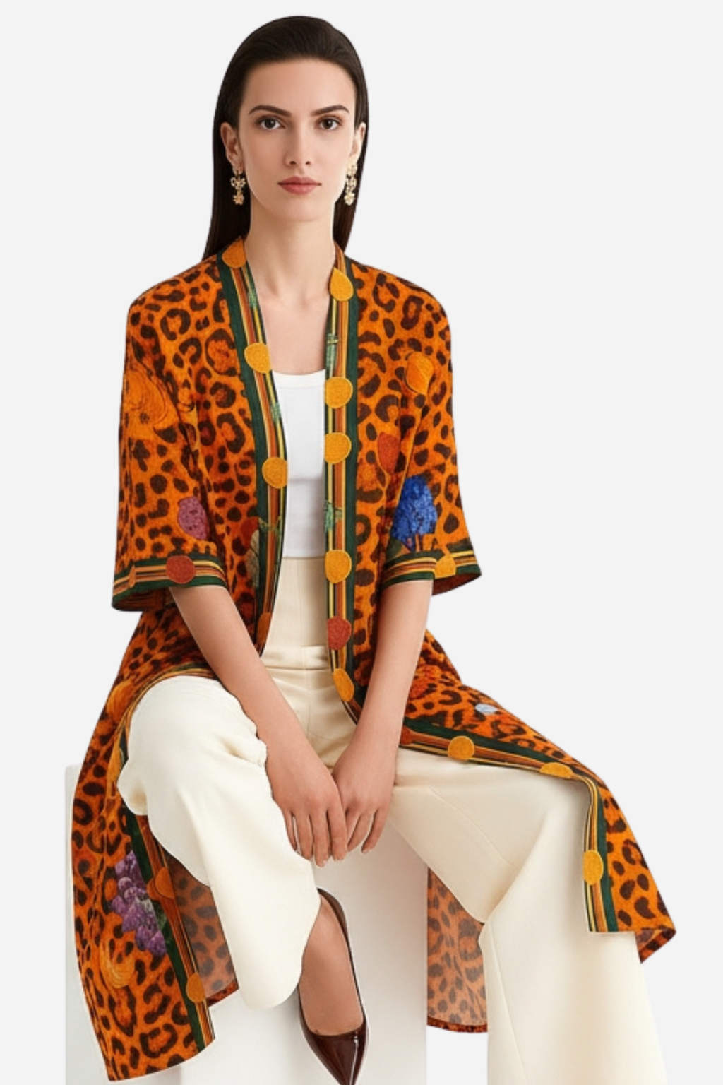 Salamanca Long Kimono Shrug