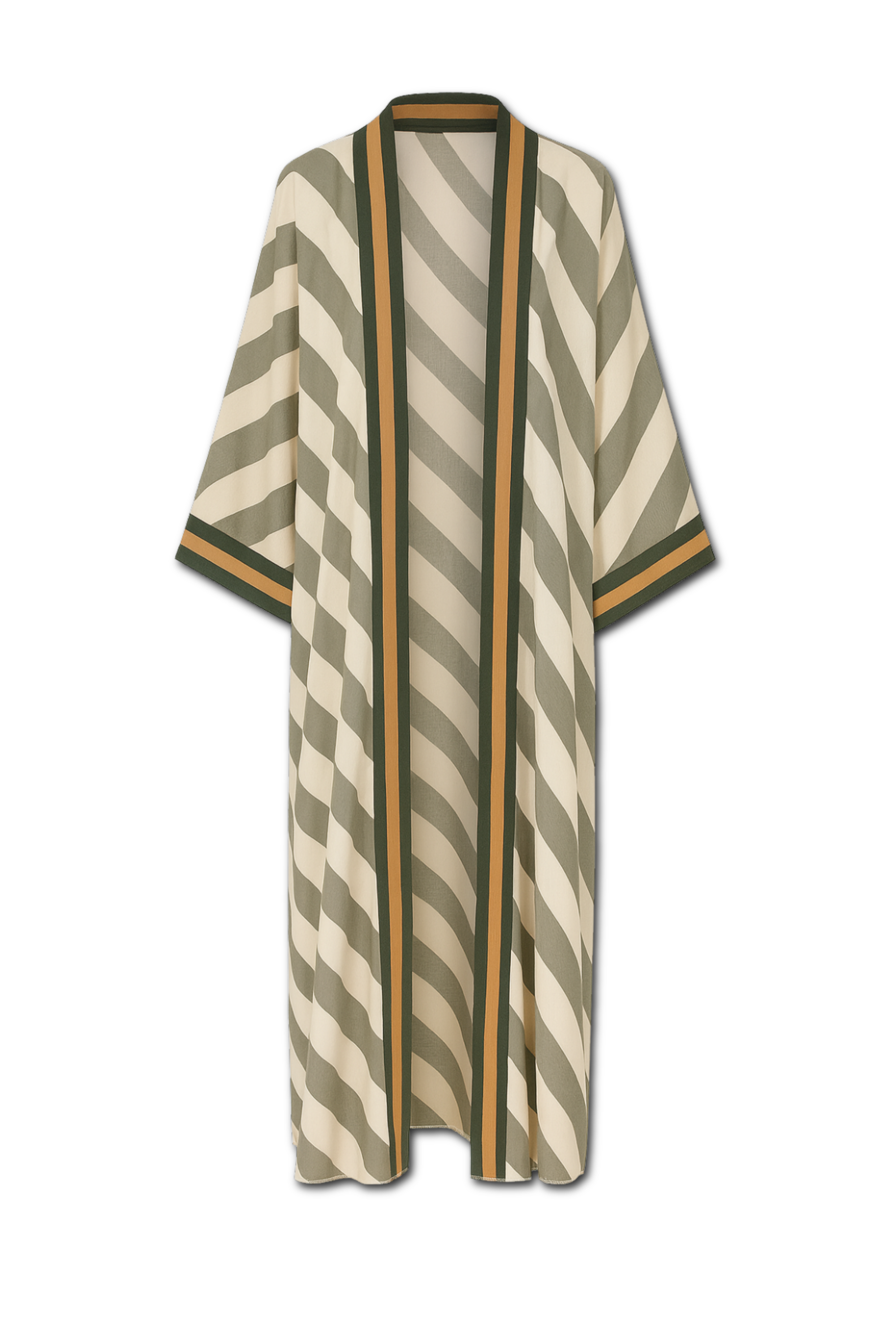 Striped Kimono Shrug