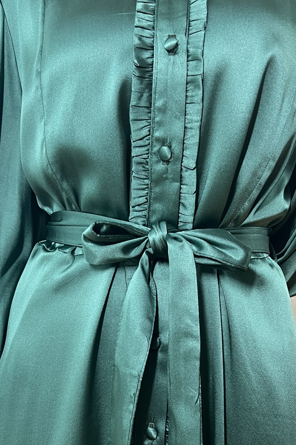 Silk Freya Dress - Green