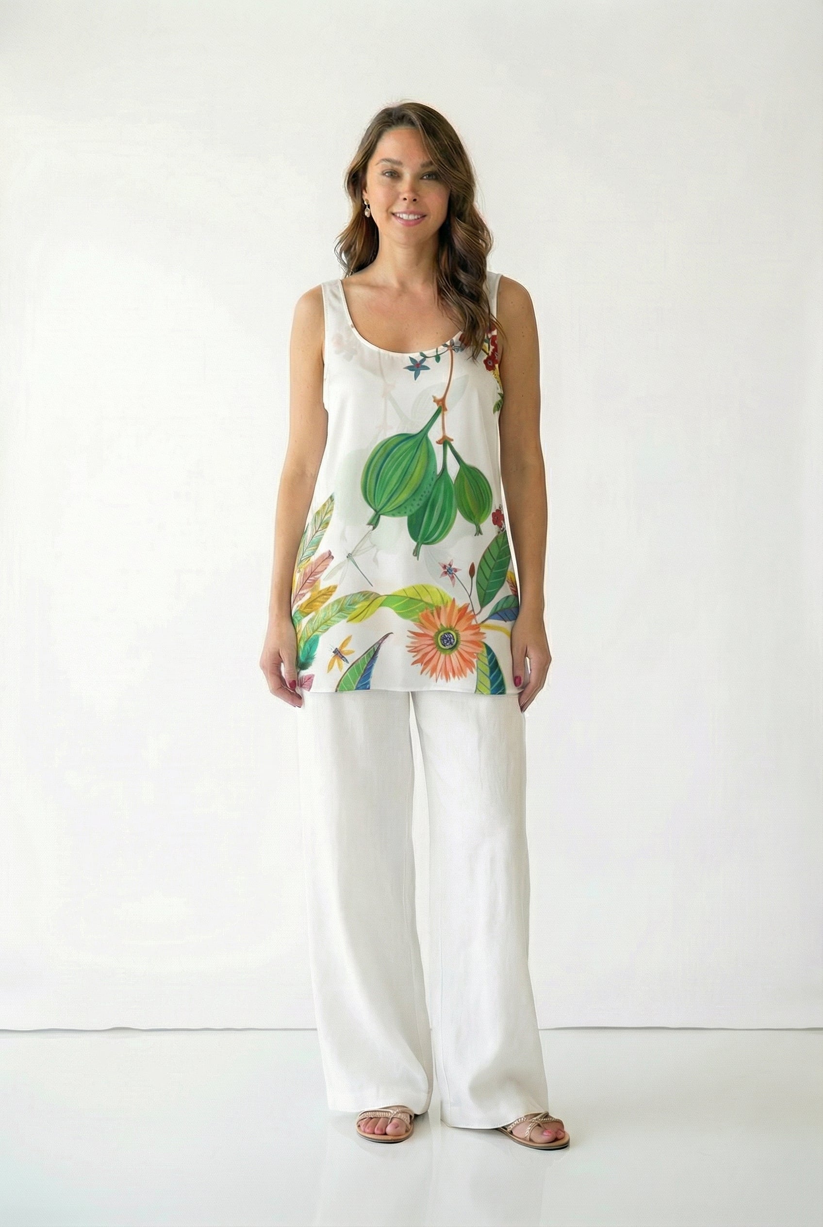 Amaya Flowing Tank Top