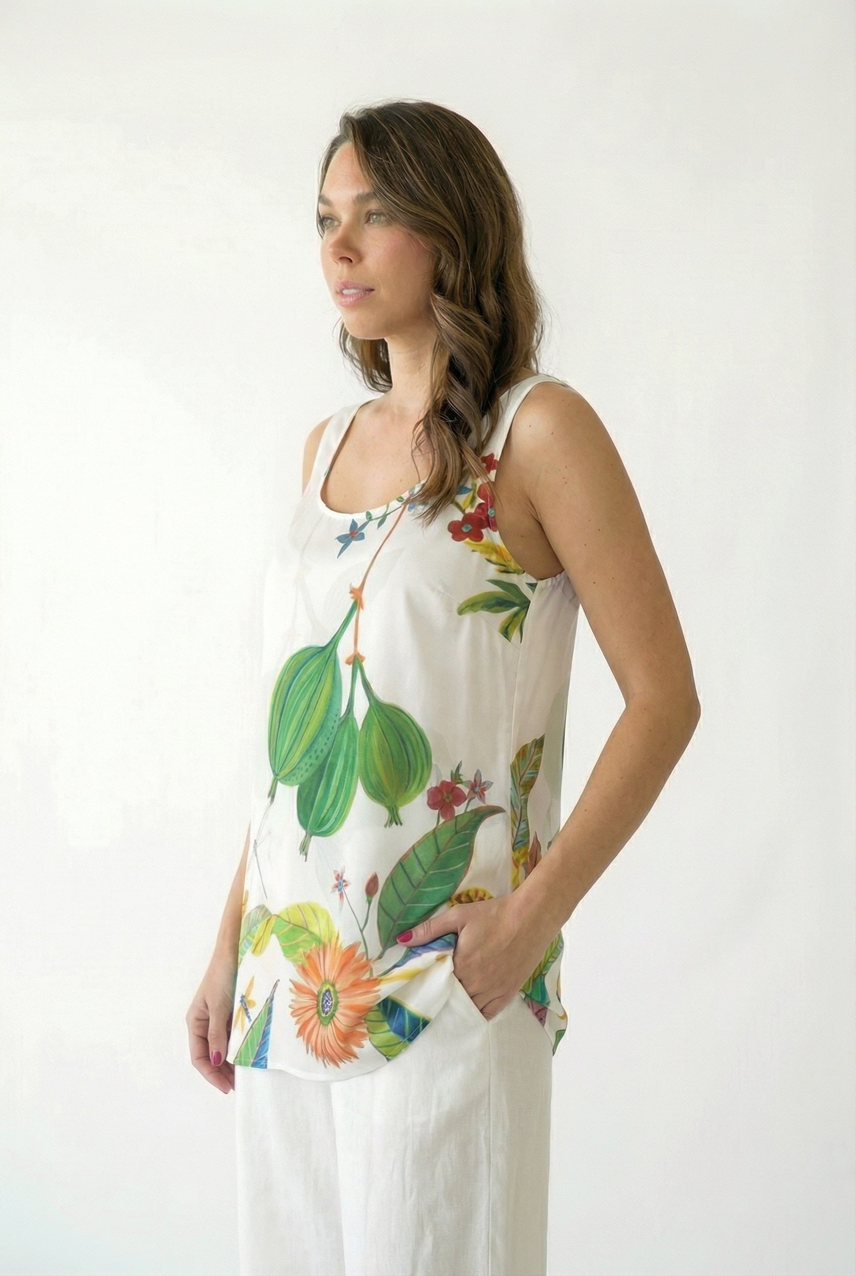 Amaya Flowing Tank Top