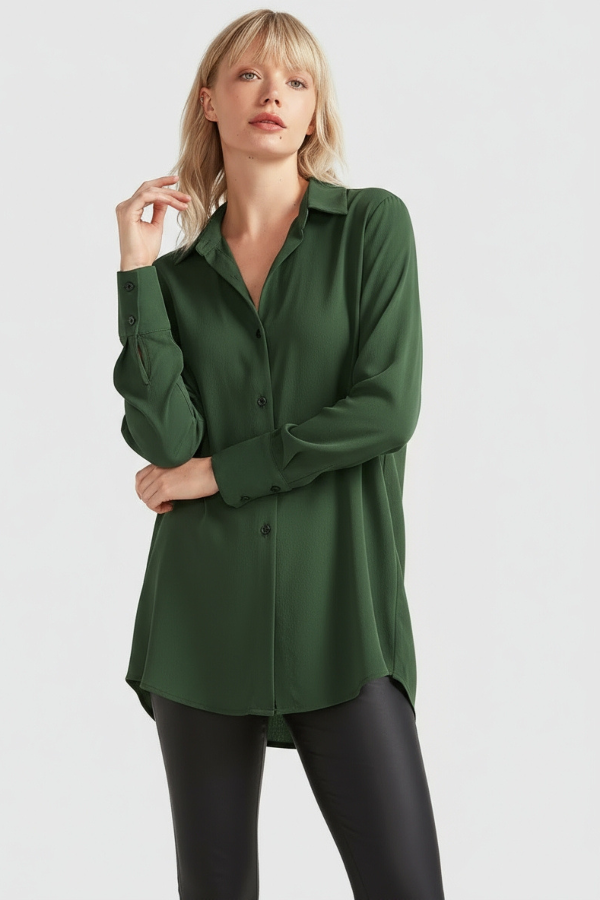 COLLAR SHIRT - GREEN