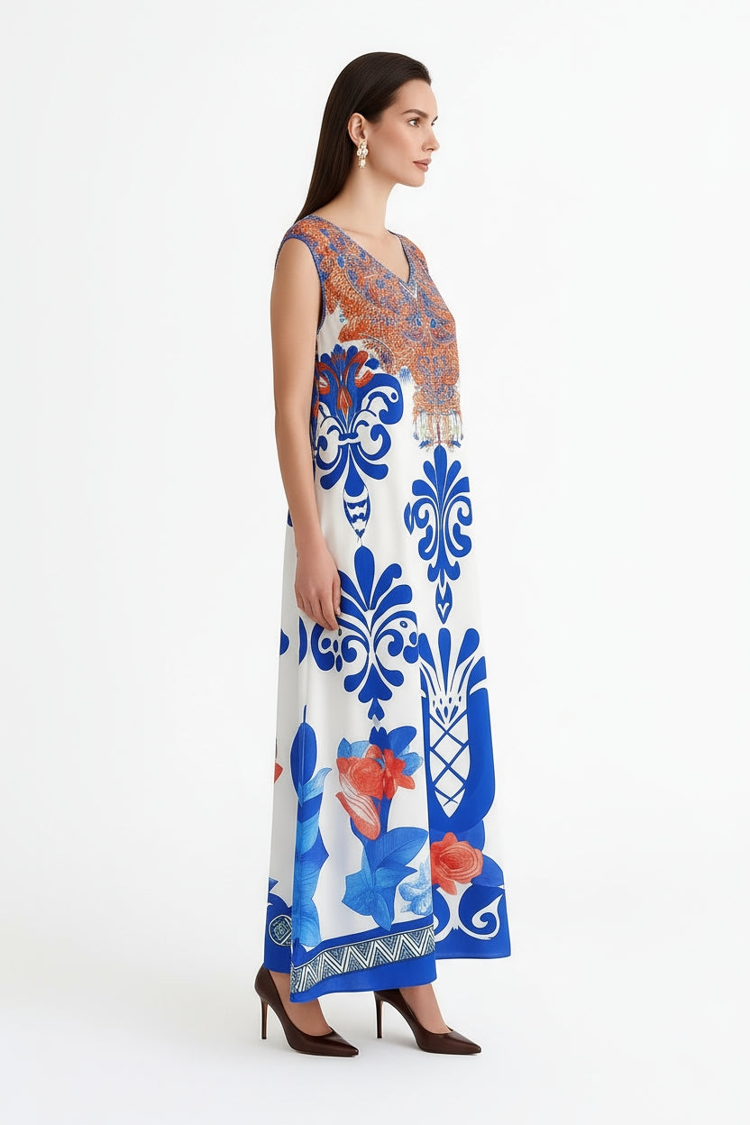 Carnivale Flowing Maxi Dress