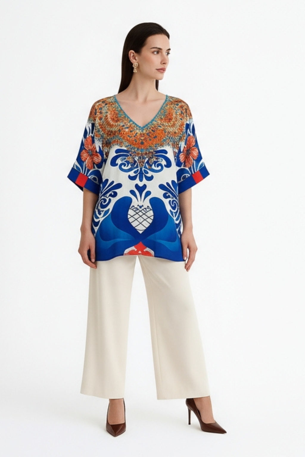 Carnivale Kaftan Top-TOP-LennaRose-Size 1 (8-10)-Lenna Rose Fashion