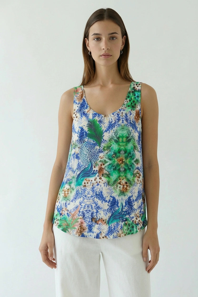 Charalan Flowing Tank Top