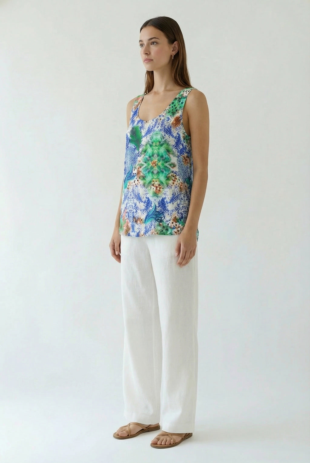 Charalan Flowing Tank Top