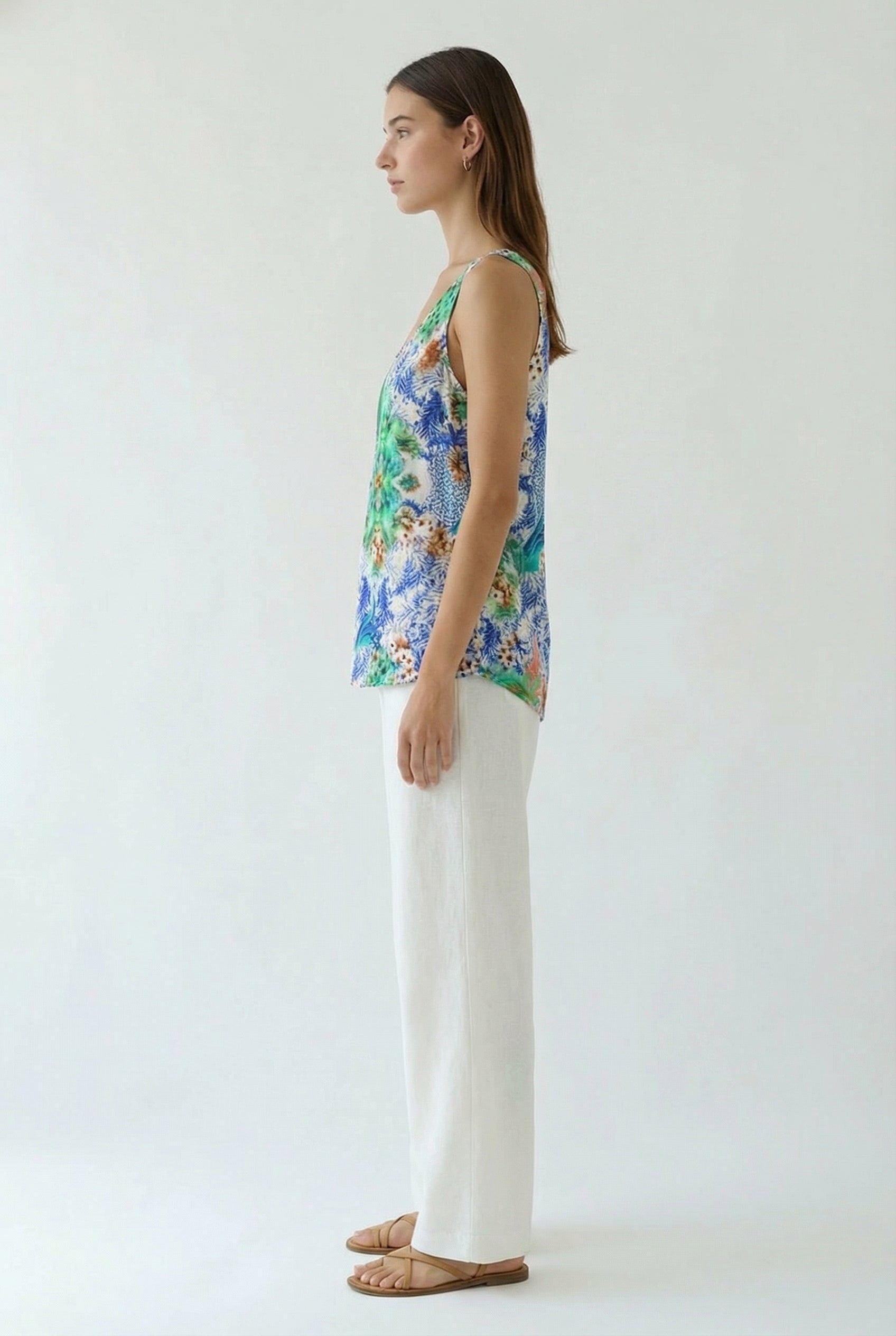 Charalan Flowing Tank Top