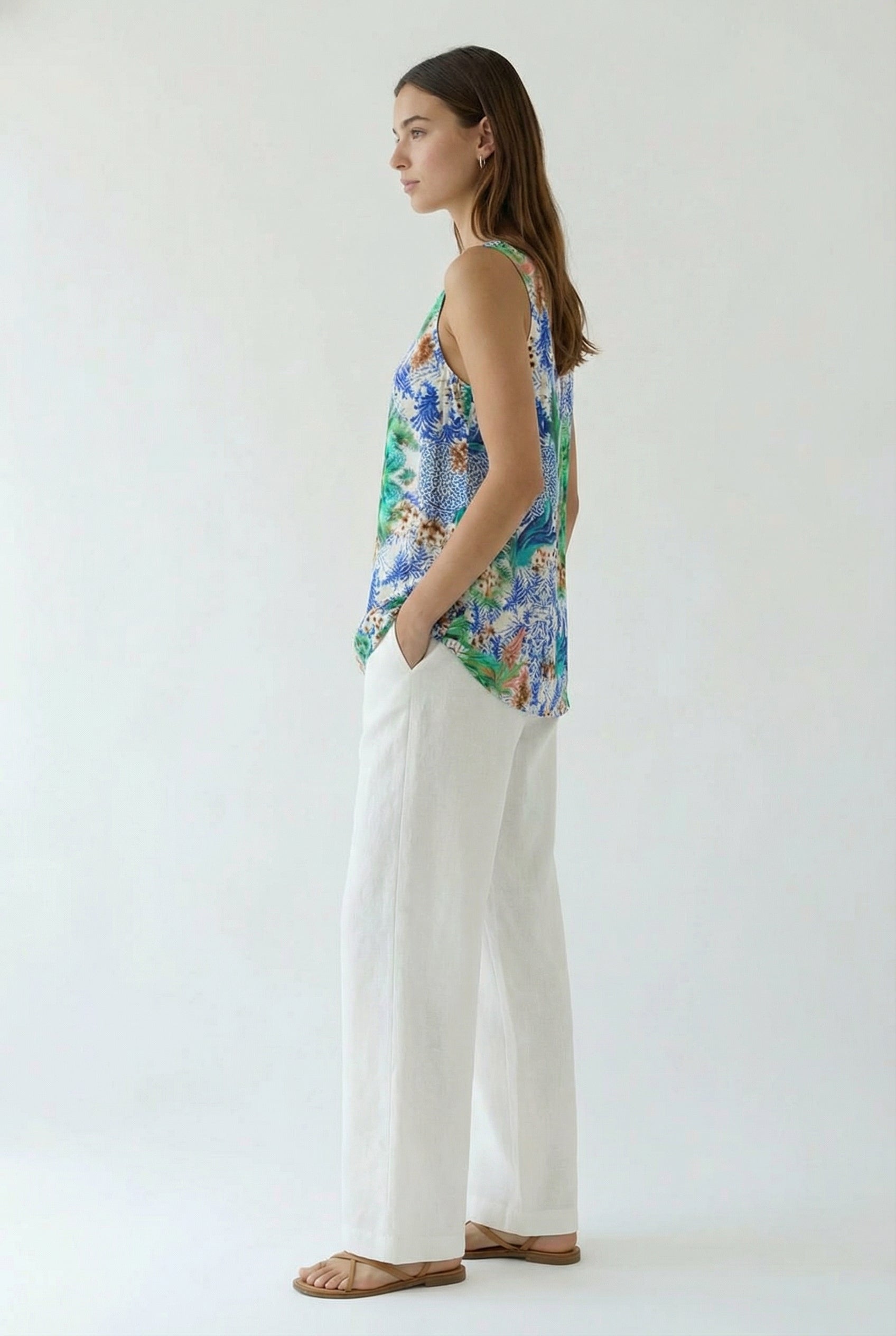 Charalan Flowing Tank Top