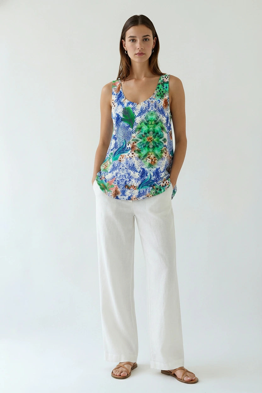 Charalan Flowing Tank Top