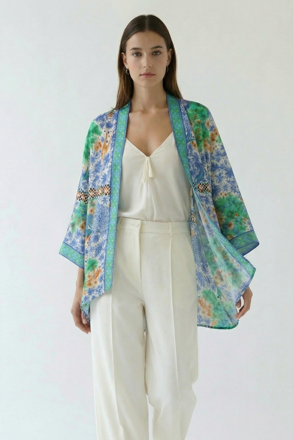 Charalan Short Kimono Shrug