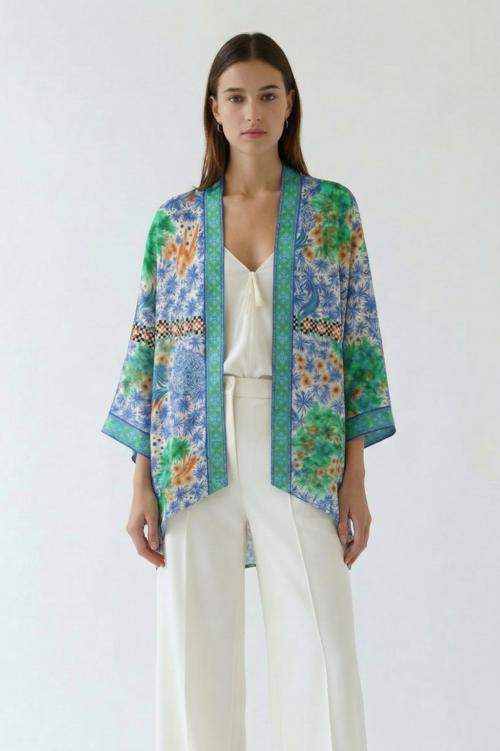 Charalan Short Kimono Shrug