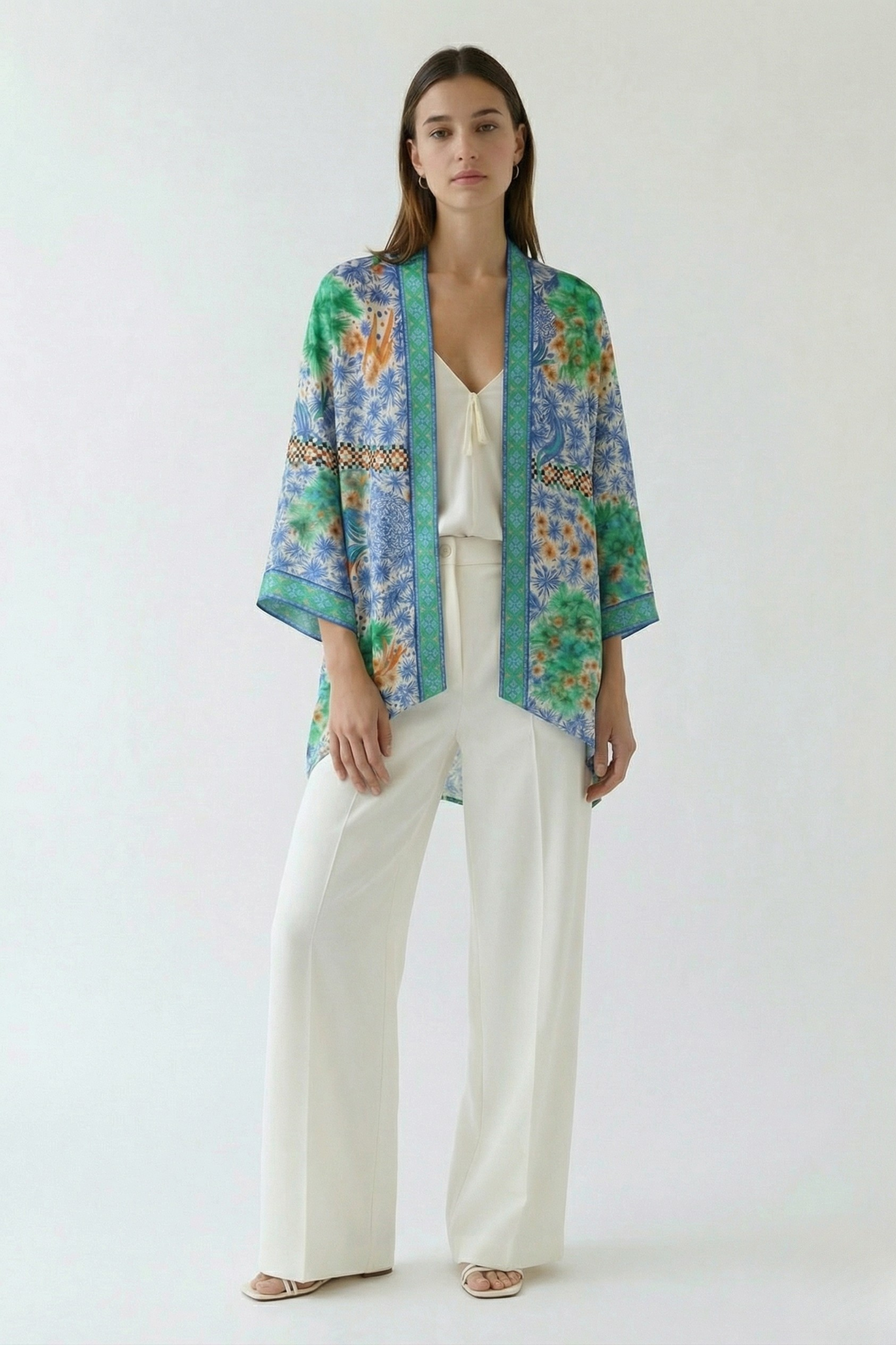 Charalan Short Kimono Shrug