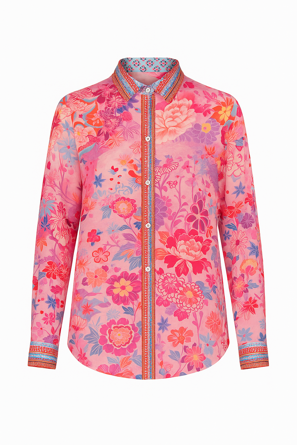 Cherry Blossom Collar Shirt