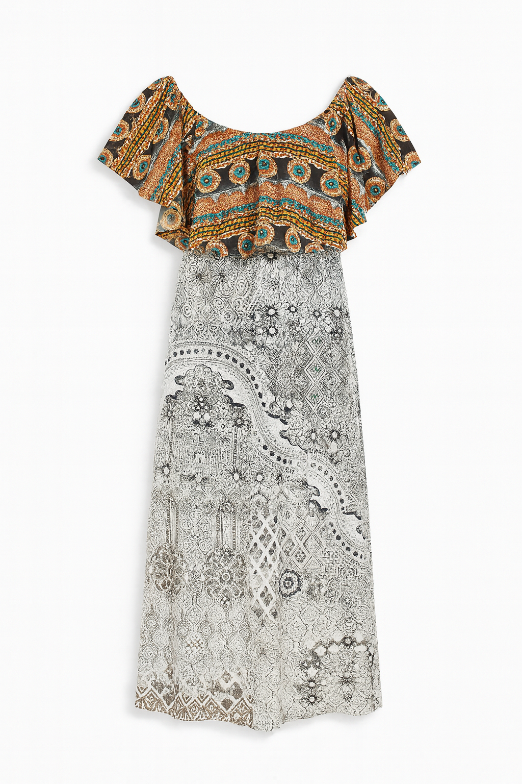 Monte Blanco Ruffle Boho Maxi