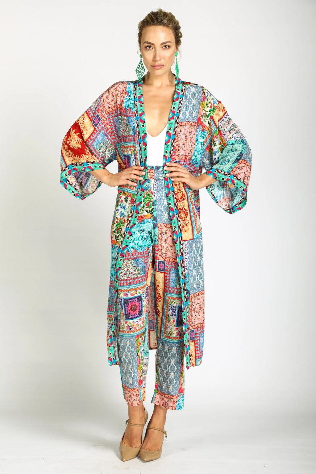 Damascus - Long Kimono Shrug