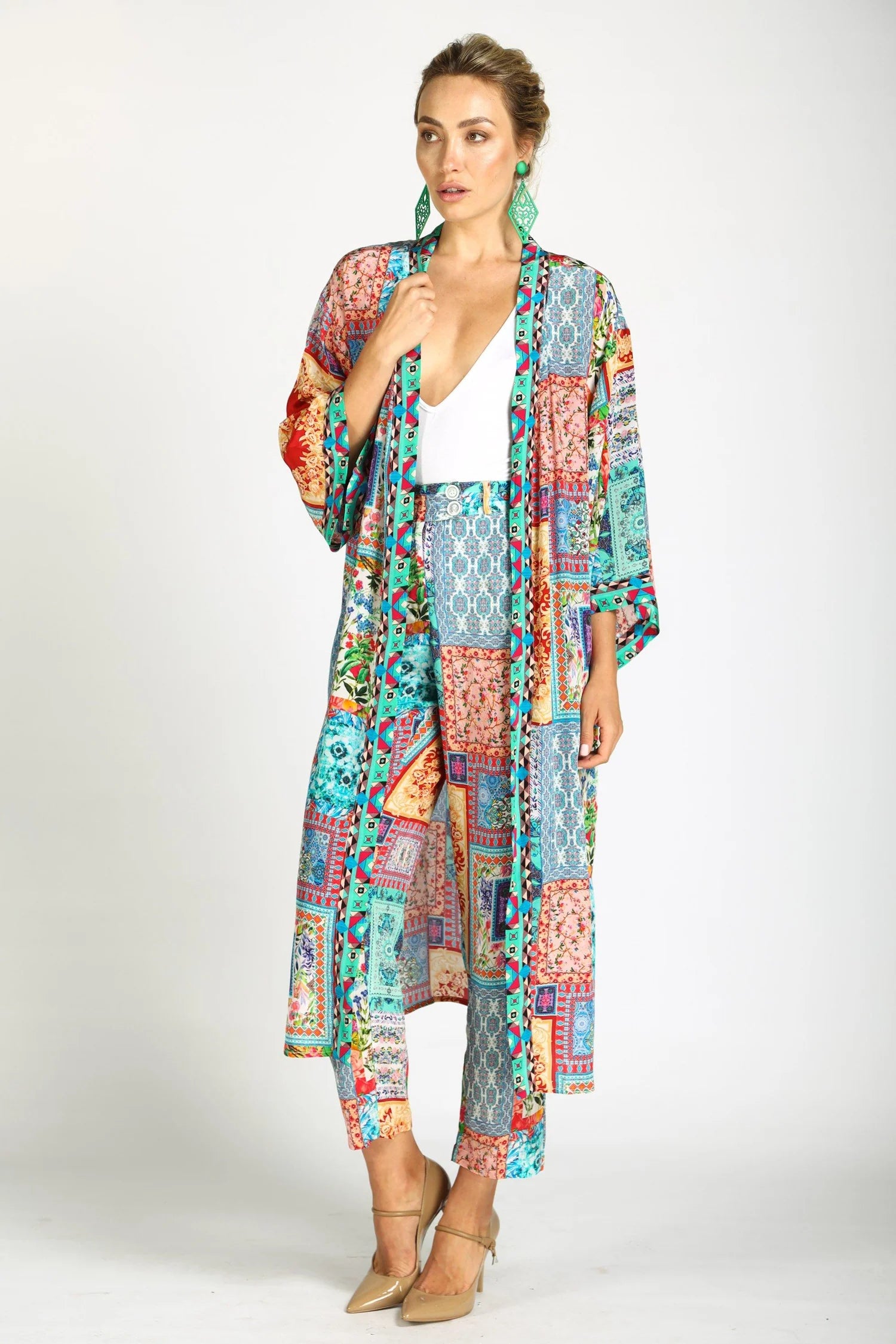 Damascus - Long Kimono Shrug