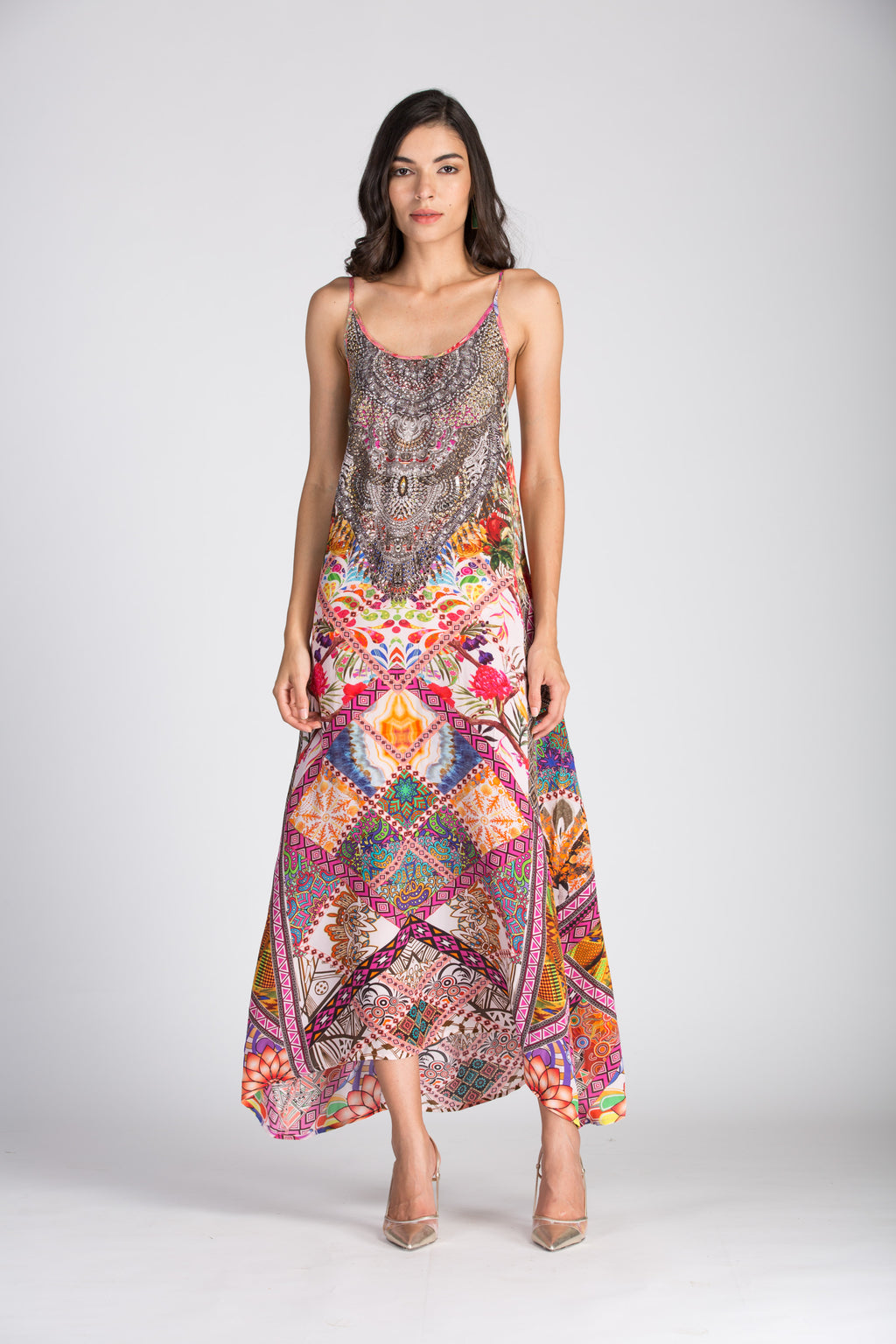 Tunisia Strap Maxi Dress