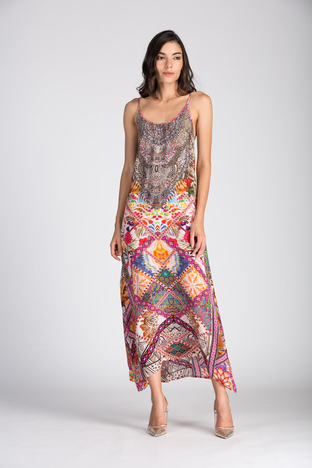 Tunisia Strap Maxi Dress