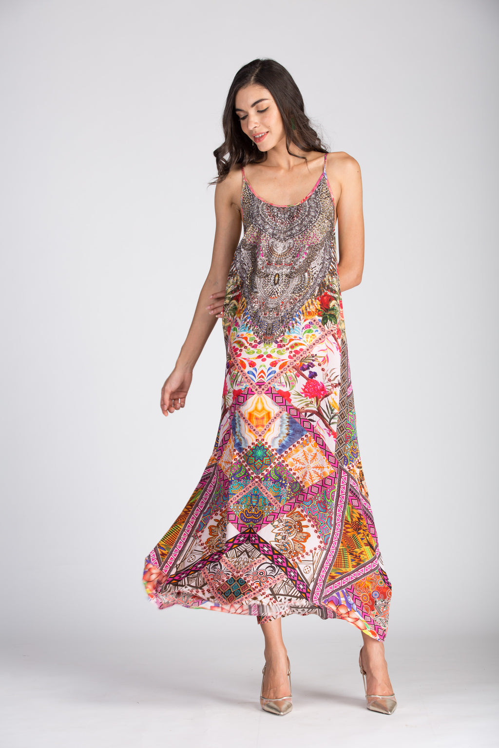 Tunisia Strap Maxi Dress