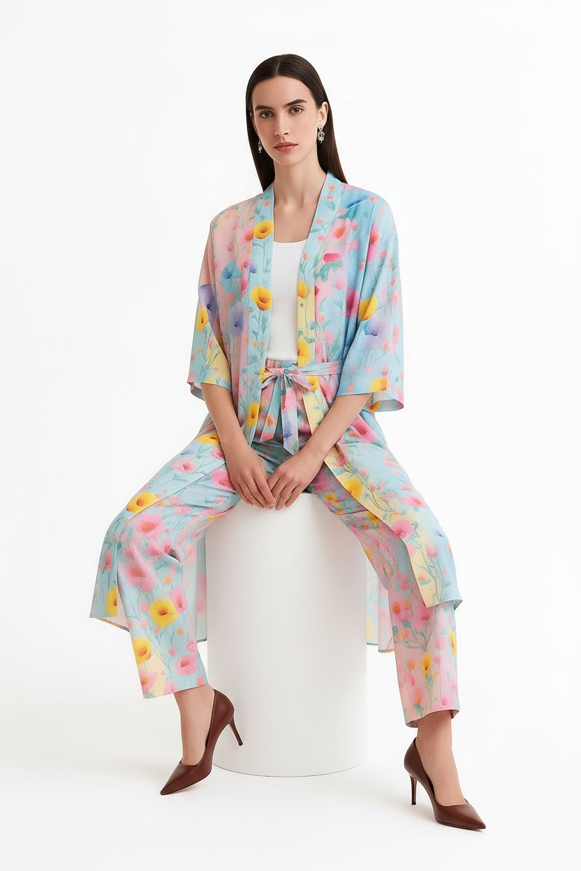 Florina Long Kimono Shrug