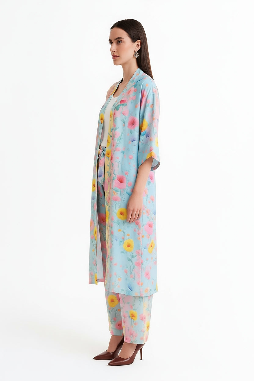 Florina Long Kimono Shrug-LennaRose-One Size (8 - 18)-Lenna Rose Fashion