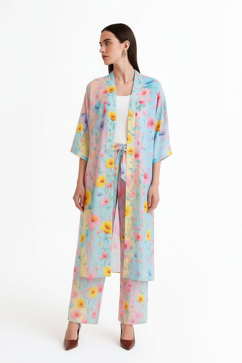 Florina Long Kimono Shrug