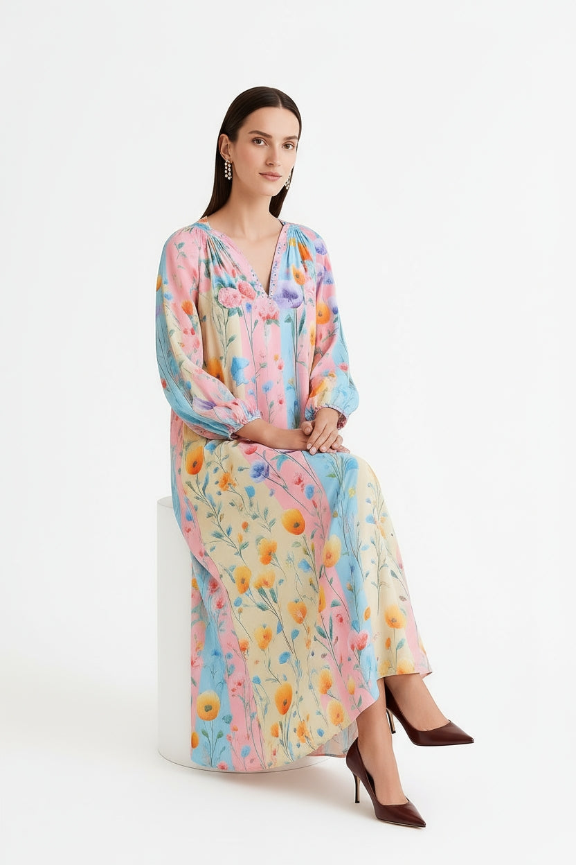 Florina Smock Dress-Dress-LennaRose-Size 1 (8-10)-Lenna Rose Fashion