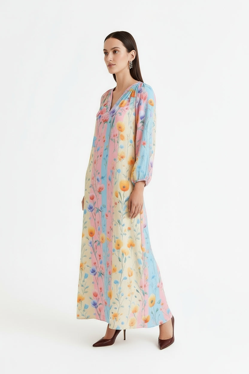 Florina Smock Dress-Dress-LennaRose-Size 1 (8-10)-Lenna Rose Fashion