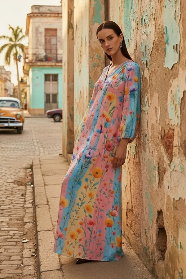 Florina Smock Dress-Dress-LennaRose-Size 1 (8-10)-Lenna Rose Fashion