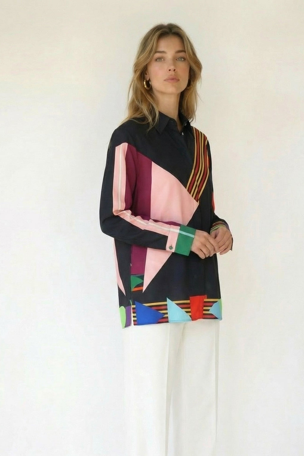 Kareen Collar Shirt-TOP-LennaRose-Size 1 (8-10)-Lenna Rose Fashion