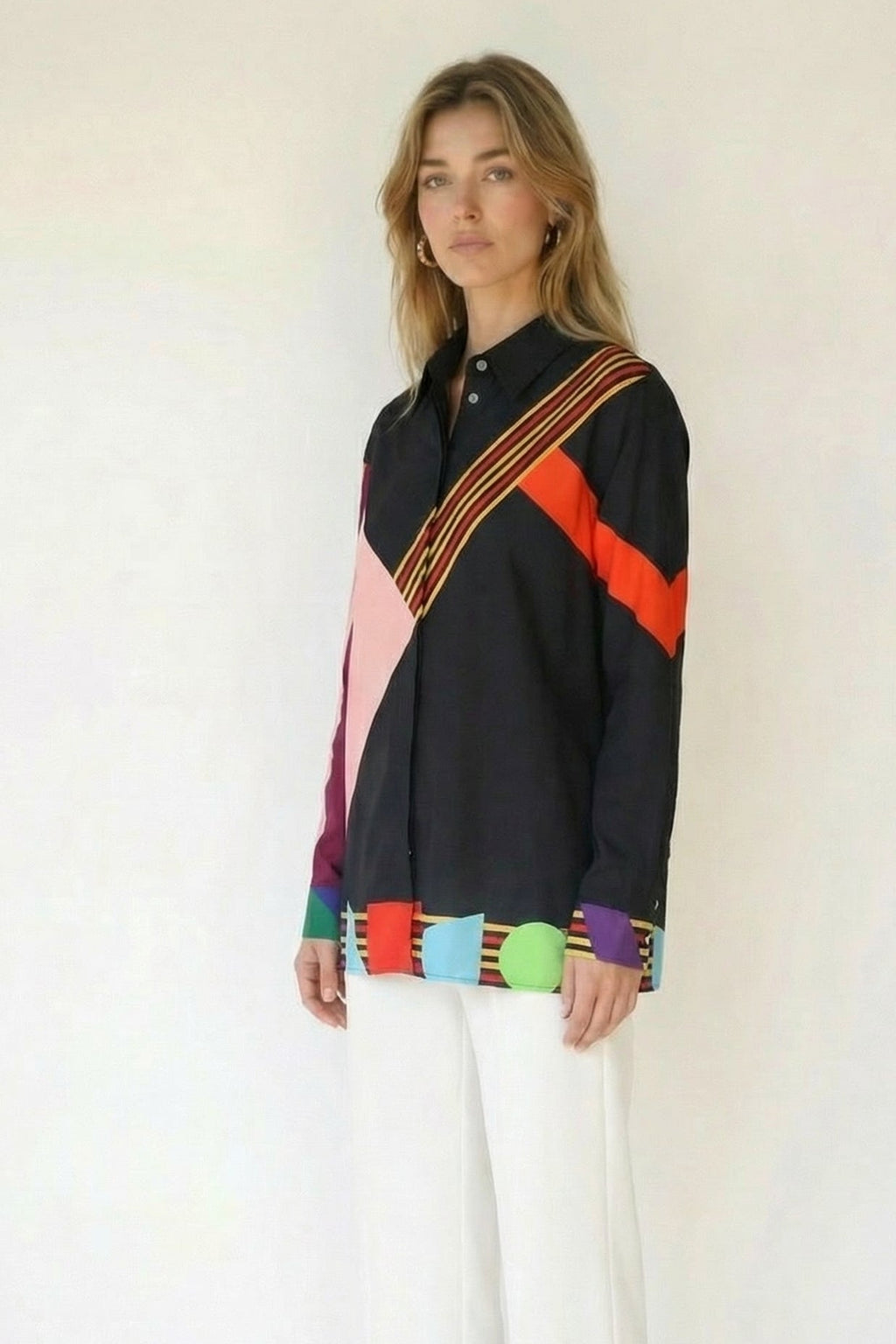 Kareen Collar Shirt-TOP-LennaRose-Size 1 (8-10)-Lenna Rose Fashion