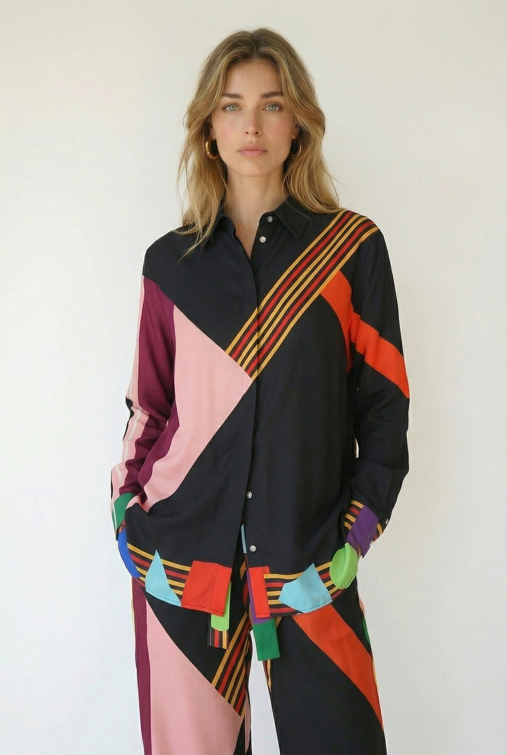 Kareen Collar Shirt-TOP-LennaRose-Size 1 (8-10)-Lenna Rose Fashion