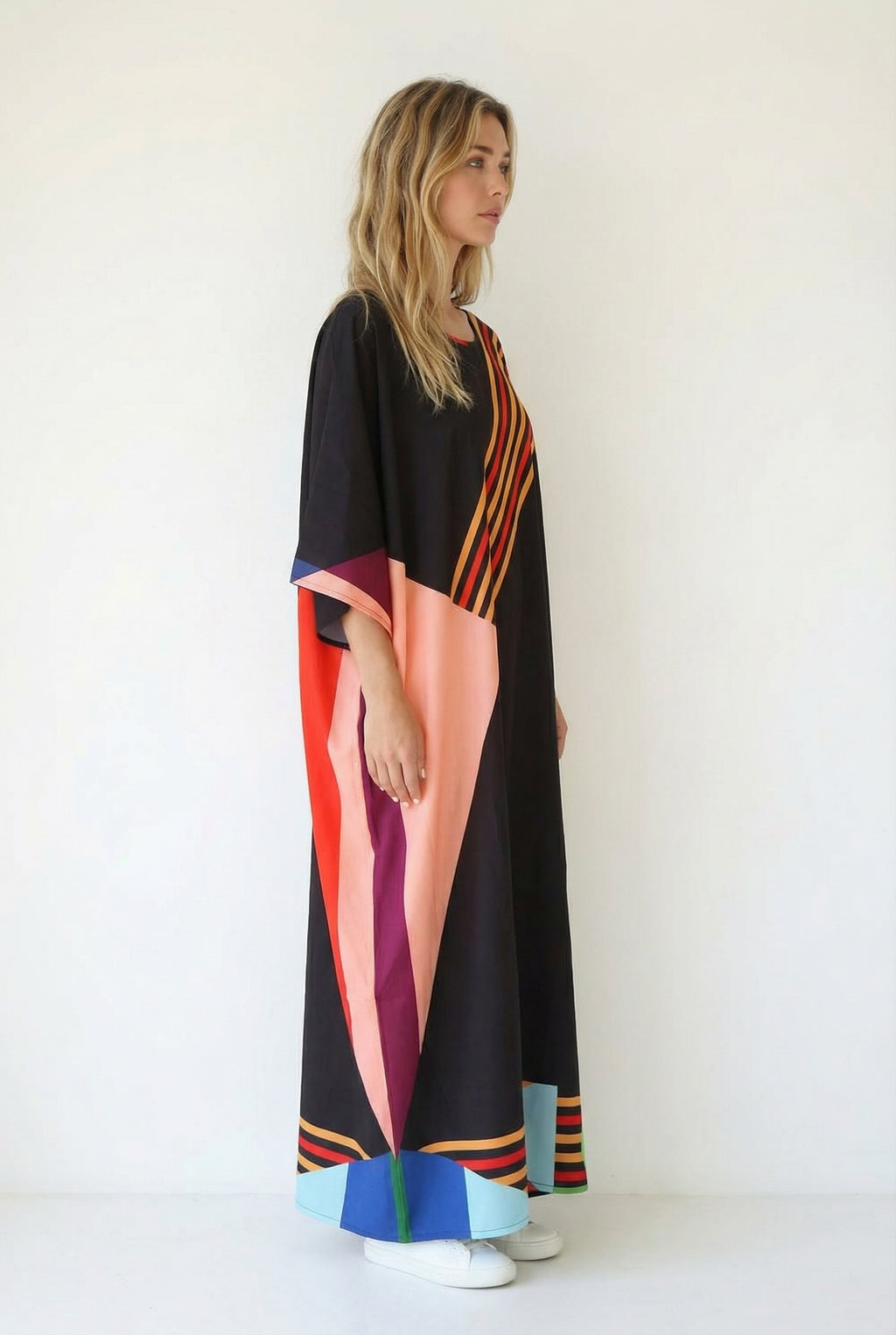 Kareen Long Kaftan-Dress-LennaRose-Size 1 (8-10)-Lenna Rose Fashion