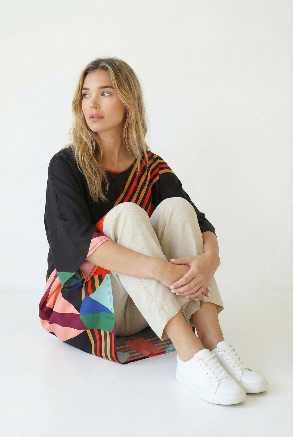 Kareen Short Kaftan-Dress-LennaRose-Size 1 (8-10)-Lenna Rose Fashion