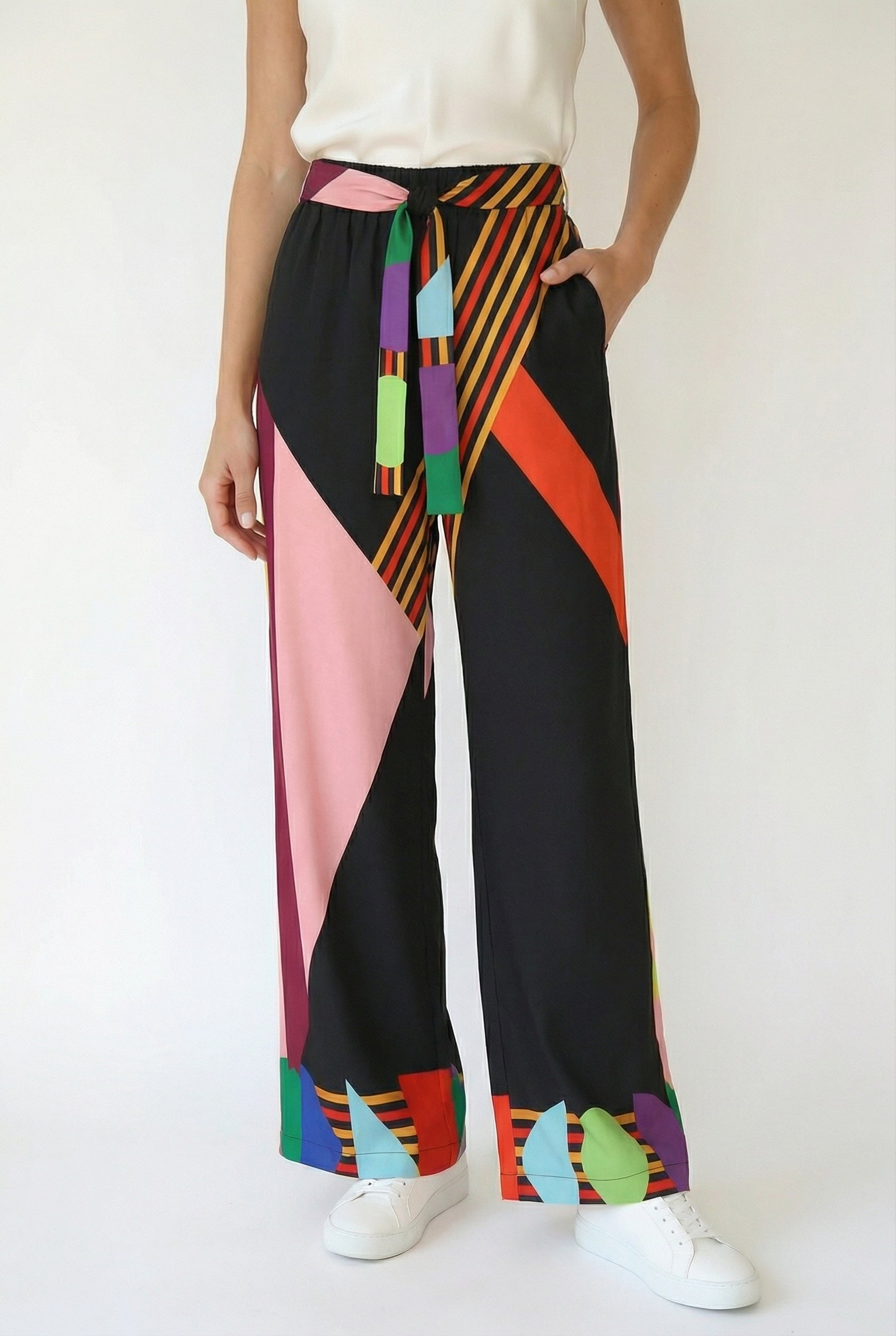 Kareen Trousers-Trousers-LennaRose-Size 1 (8-10)-Lenna Rose Fashion