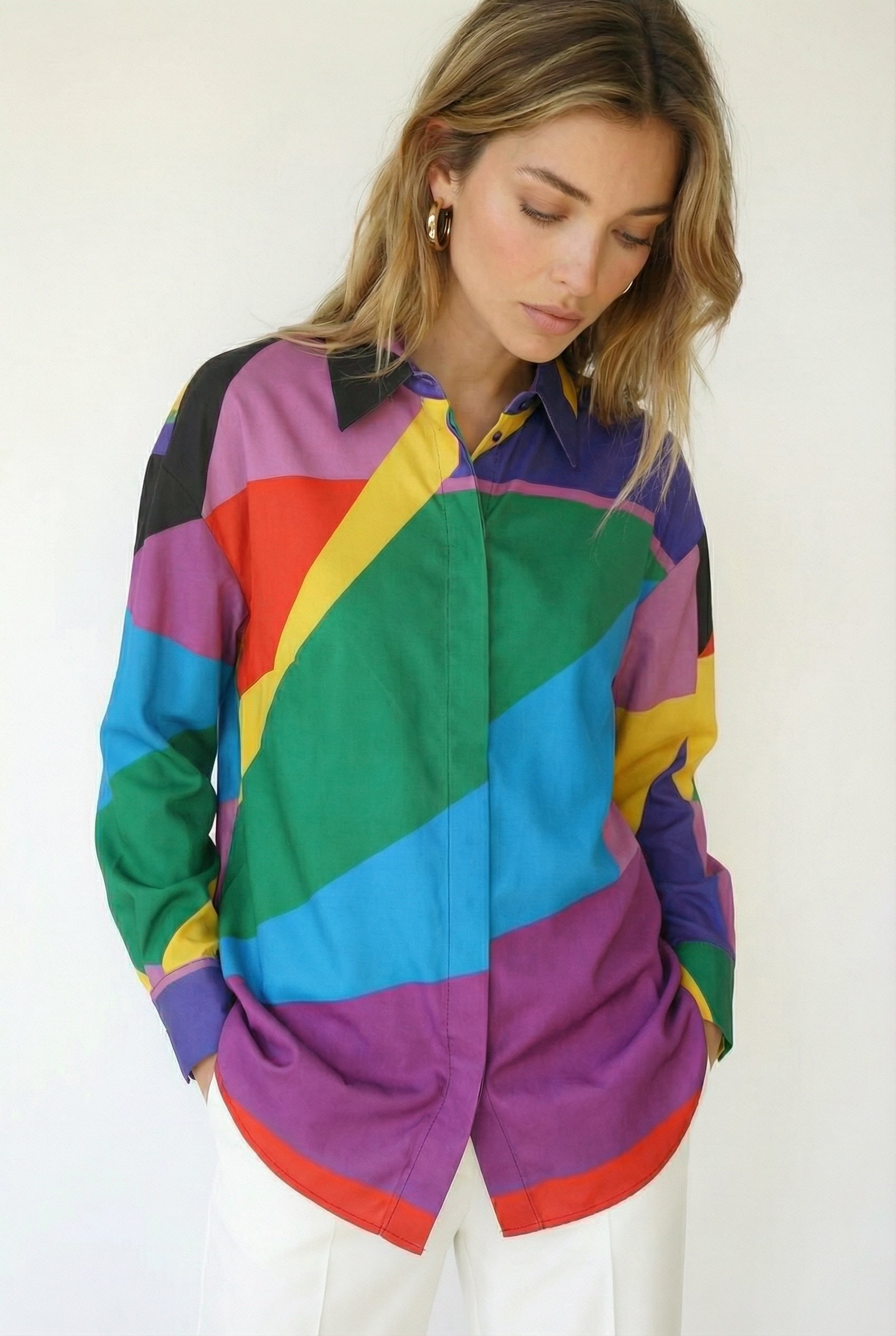 Koloko Collar Shirt-TOP-LennaRose-Size 1 (8-10)-Lenna Rose Fashion