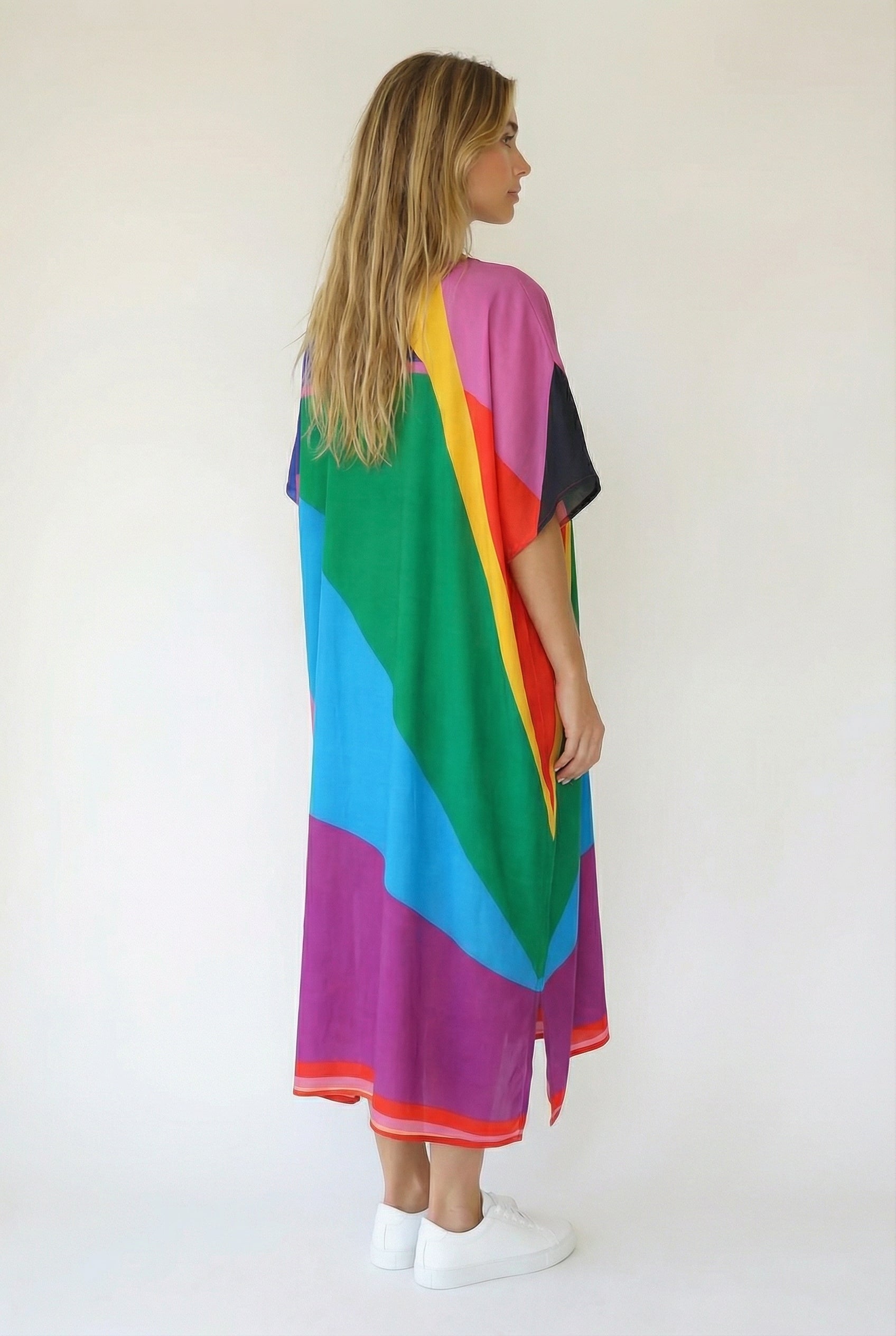 Koloko Long Kaftan-Dress-LennaRose-Size 1 (8-10)-Lenna Rose Fashion