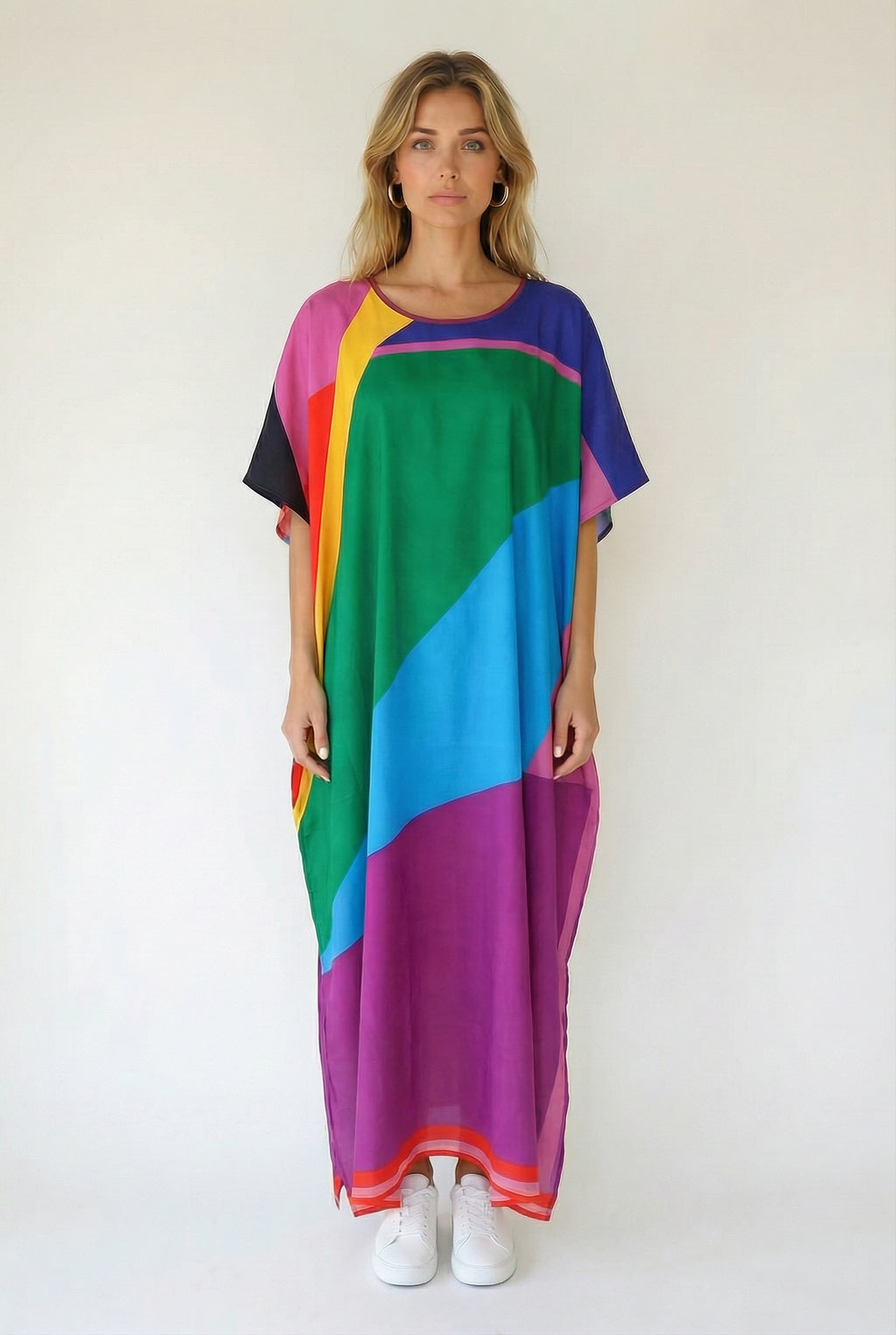 Koloko Long Kaftan-Dress-LennaRose-Size 1 (8-10)-Lenna Rose Fashion