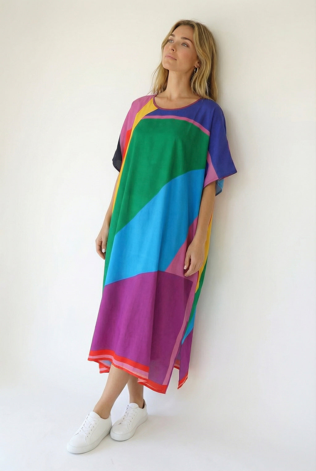 Koloko Long Kaftan-Dress-LennaRose-Size 1 (8-10)-Lenna Rose Fashion