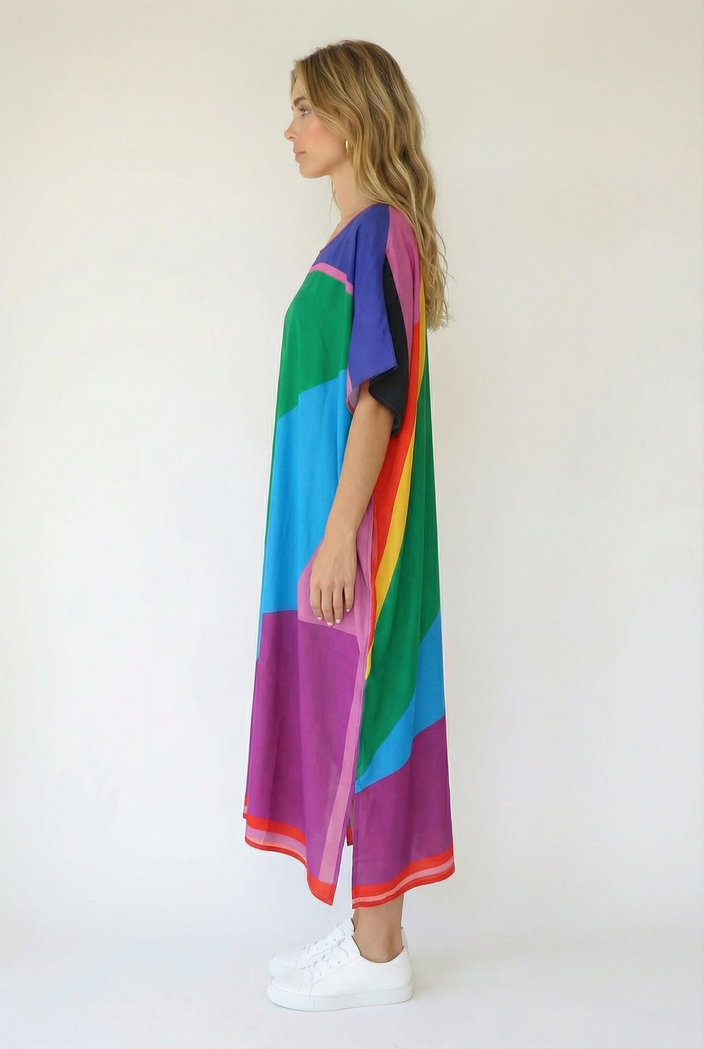 Koloko Long Kaftan-Dress-LennaRose-Size 1 (8-10)-Lenna Rose Fashion