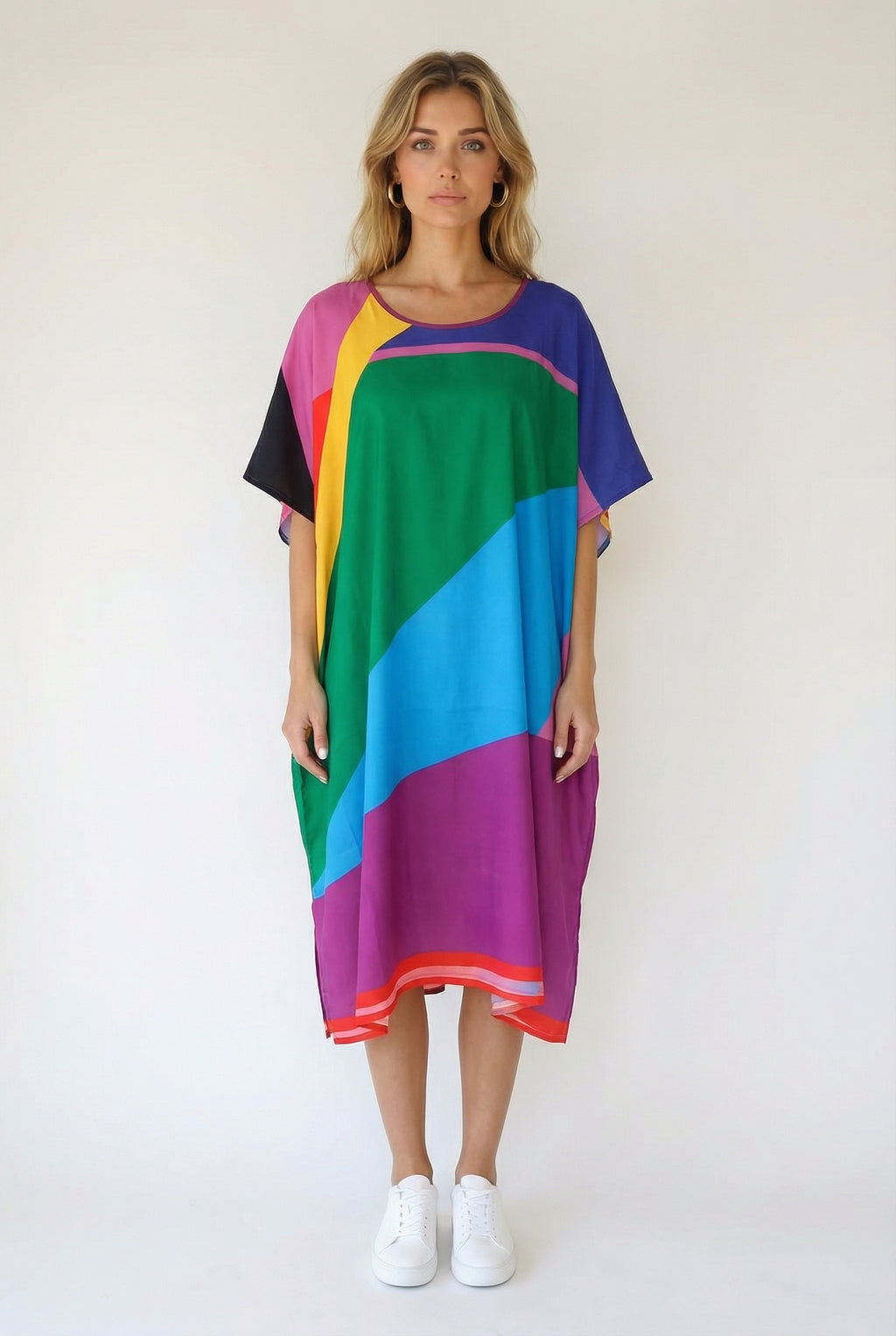 Koloko Short Kaftan-Dress-LennaRose-Size 1 (8-10)-Lenna Rose Fashion