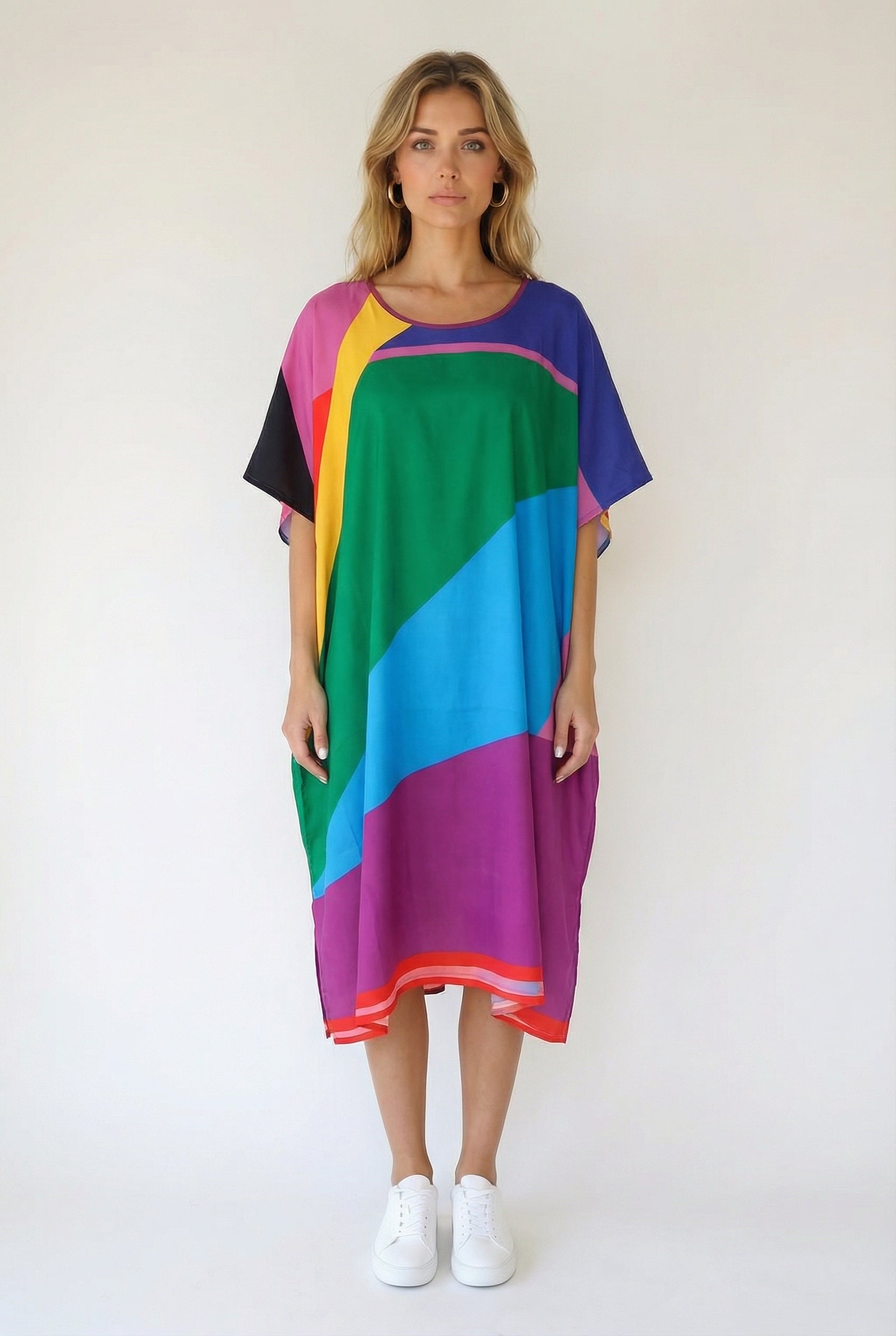 Koloko Short Kaftan-Dress-LennaRose-Size 1 (8-10)-Lenna Rose Fashion