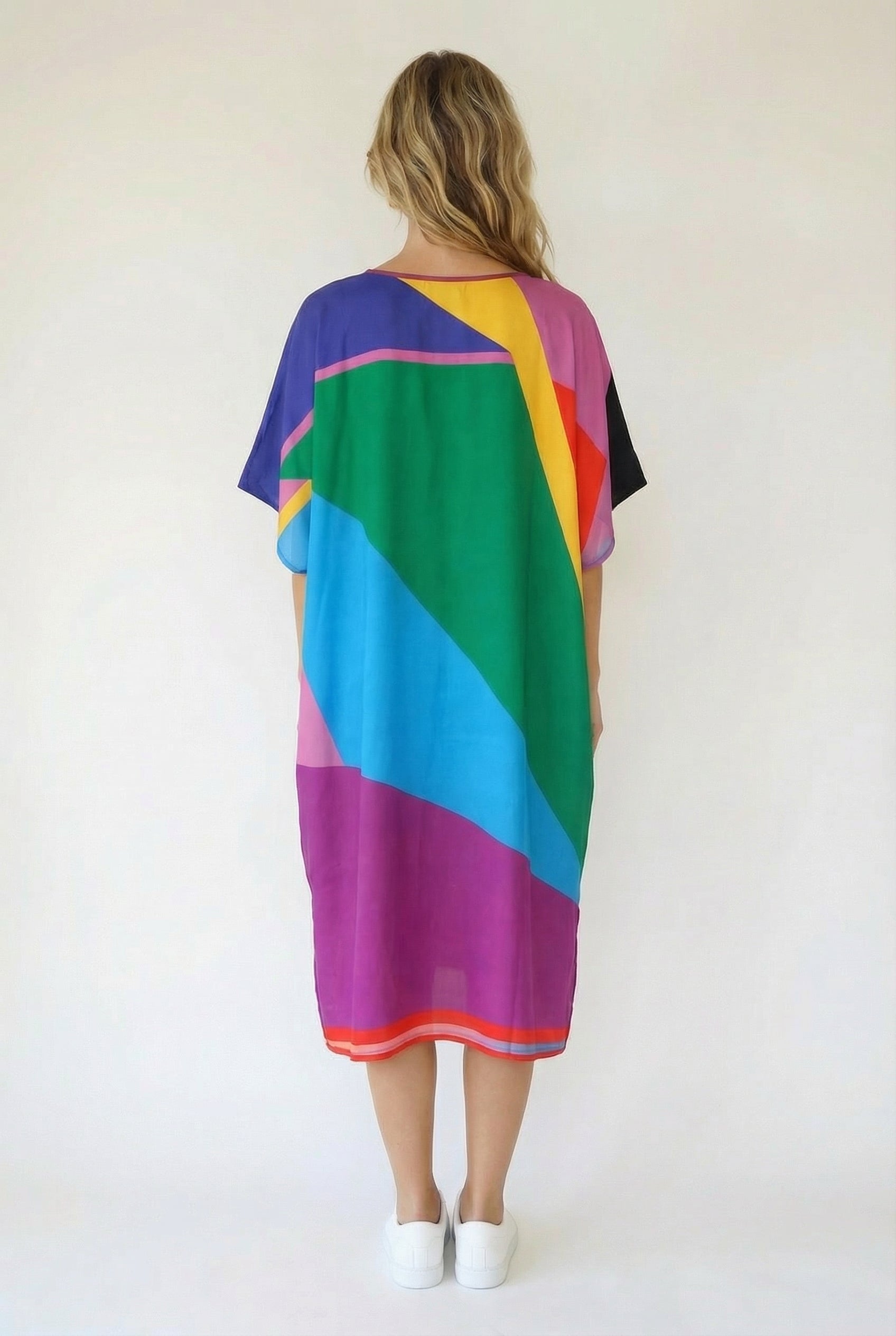 Koloko Short Kaftan-Dress-LennaRose-Size 1 (8-10)-Lenna Rose Fashion