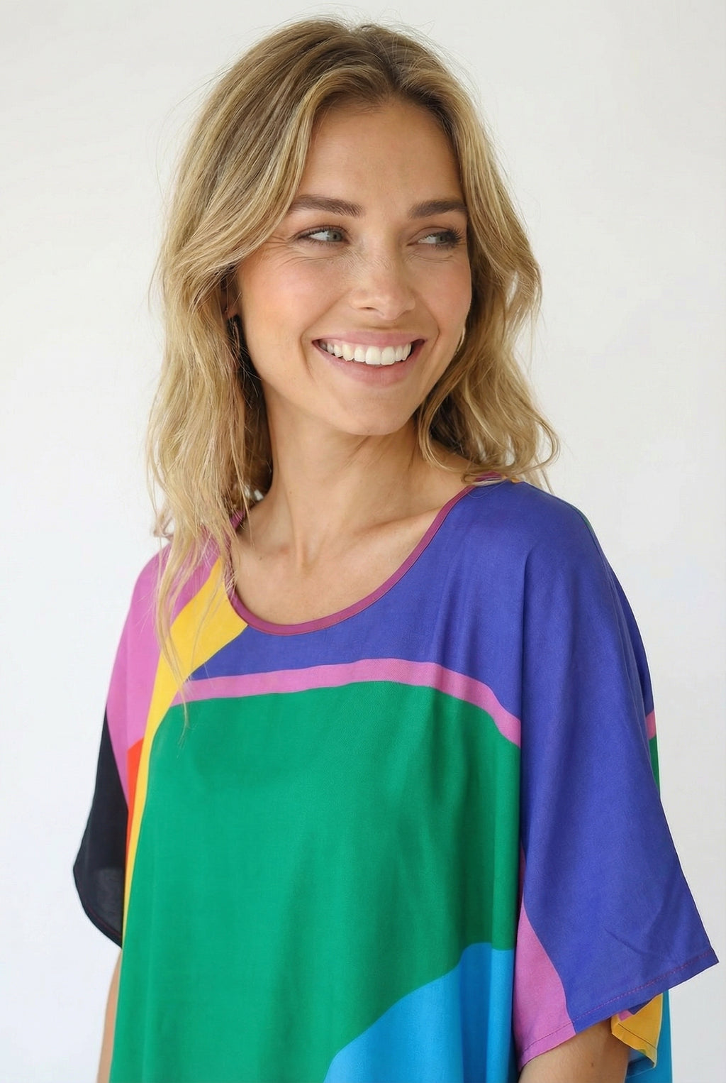 Koloko Short Kaftan-Dress-LennaRose-Size 1 (8-10)-Lenna Rose Fashion