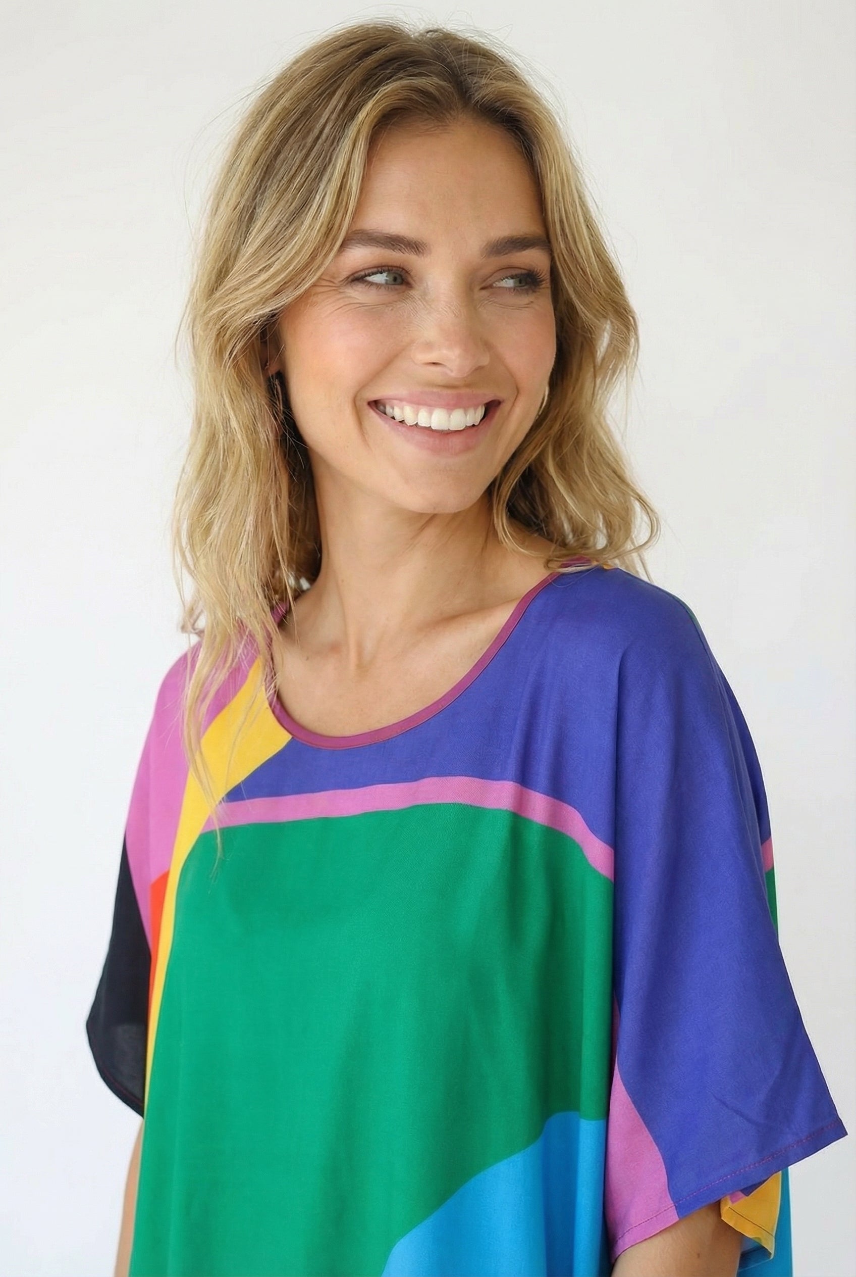 Koloko Short Kaftan-Dress-LennaRose-Size 1 (8-10)-Lenna Rose Fashion