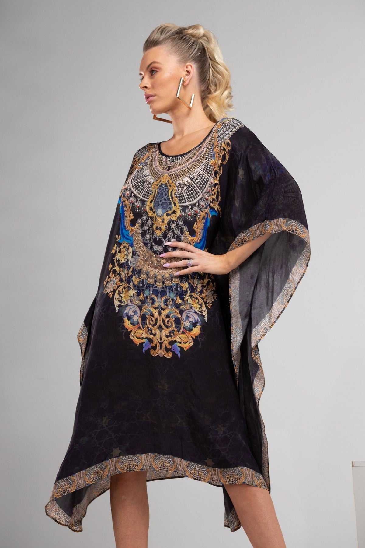 Midnight In Paris Short Kaftan