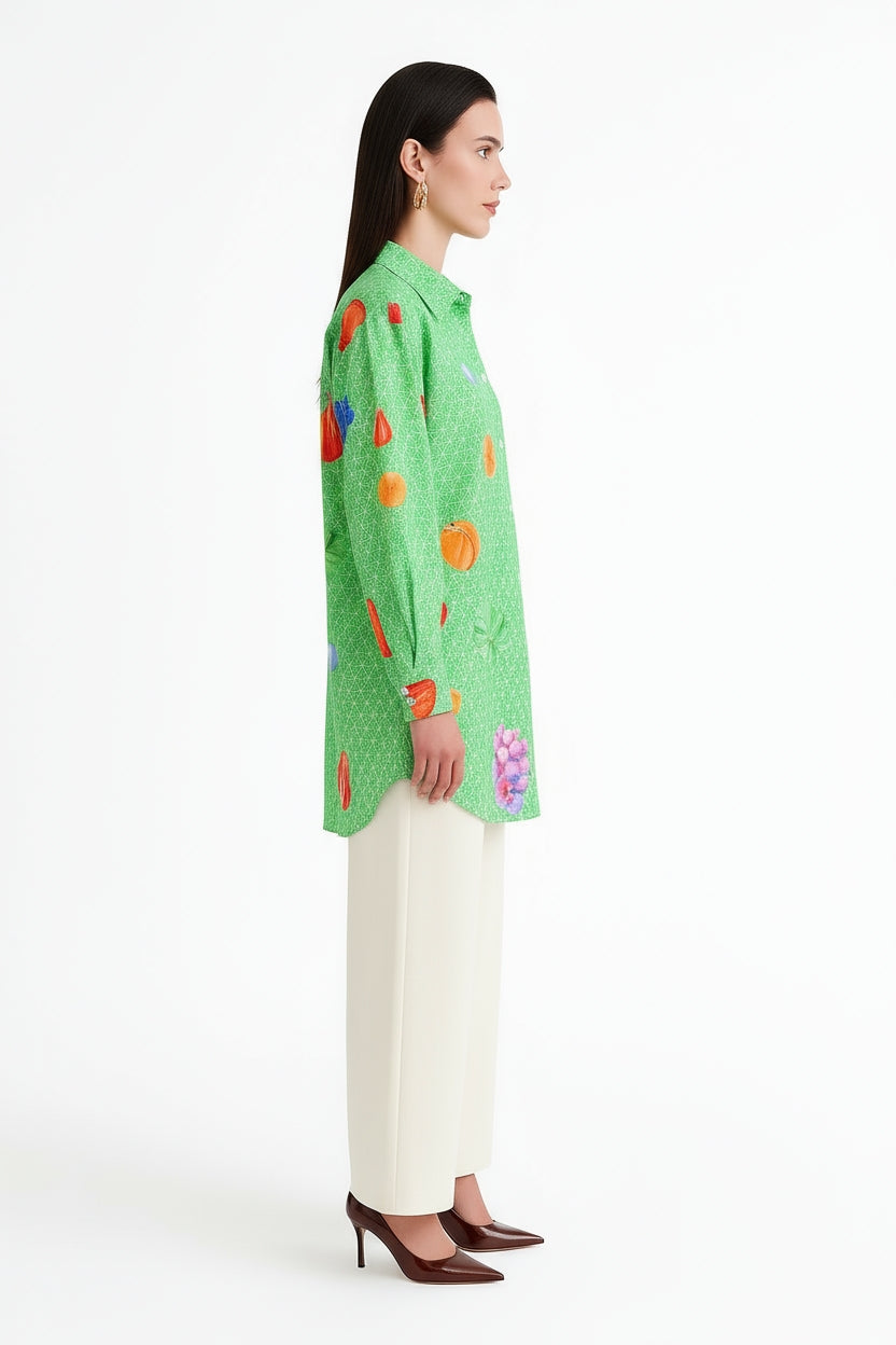 Lisbon Collar Shirt-TOP-LennaRose-Size 1 (8-10)-Lenna Rose Fashion