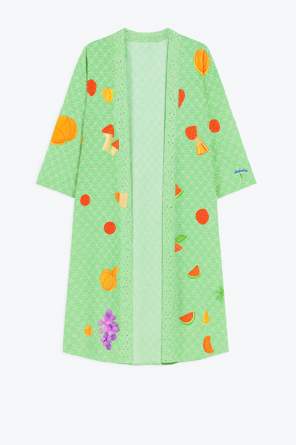 Lisbon Long Kimono Shrug-LennaRose-One Size (8 - 18)-Lenna Rose Fashion