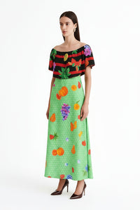 Lisbon Ruffle Boho Maxi-Dress-LennaRose-Size 1 (8-10)-Lenna Rose Fashion